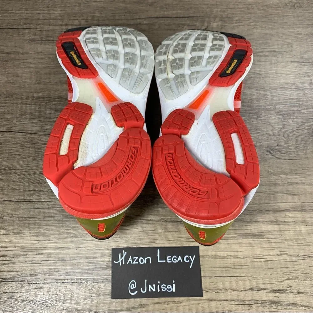 Adidas~Adizero Boston 3~Red/White/Gold~Mens~Running‎ shoes~Size 8.5
